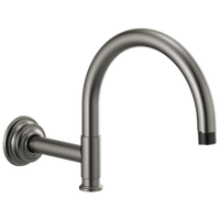 Brizo Invari®: 12 1/8" Arc Shower Arm And Flange - Maison&Co.