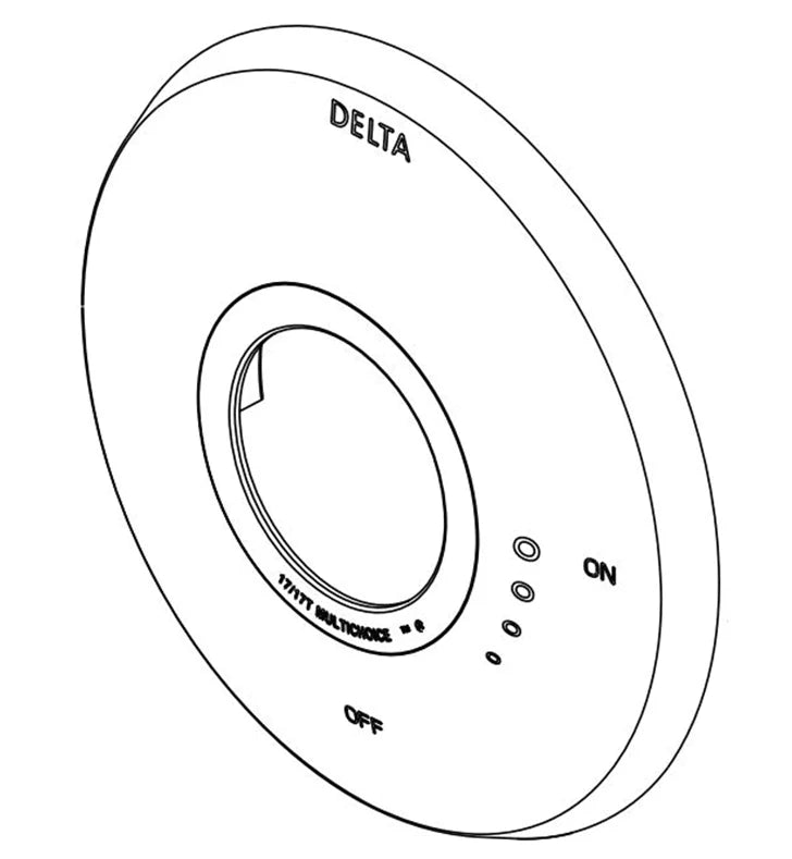 Delta Dorval™: 17/17T ESCUTCHEON W/ GASKET - Maison&Co.