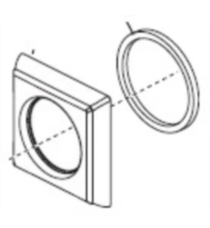 Delta Dryden™: Handle Flange and Gasket - Qty 2