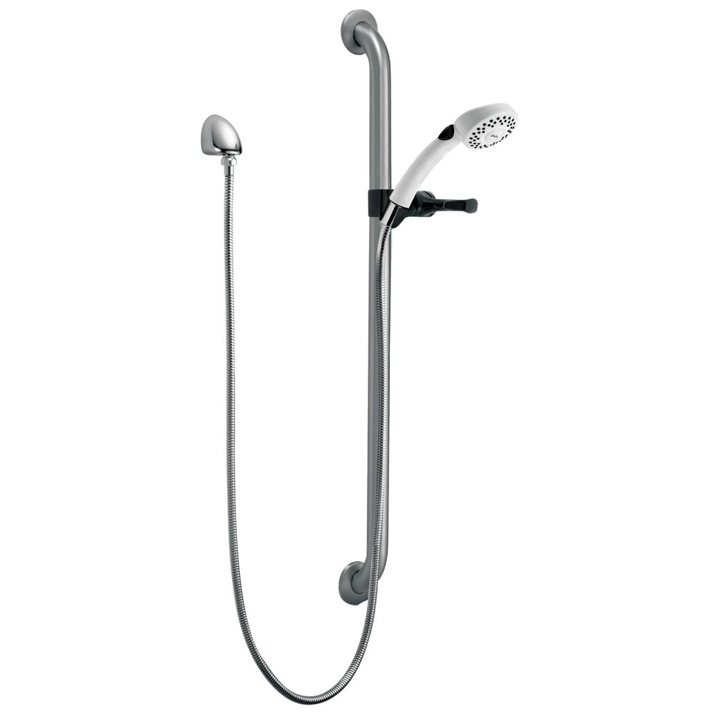 Commercial HDF®: Single-Setting Hand Shower w/ Grab Bar & Elbow