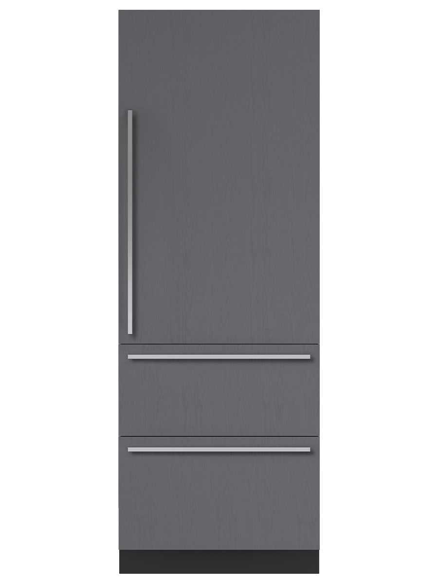 30" Designer Over-And-Under Refrigerator