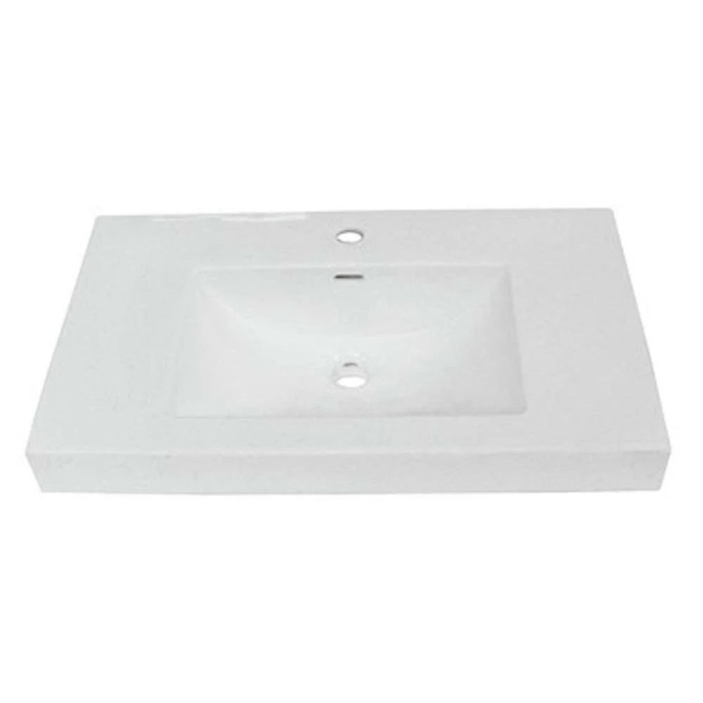 Fairmont Designs 30x18" White Ceramic Sink - single hole