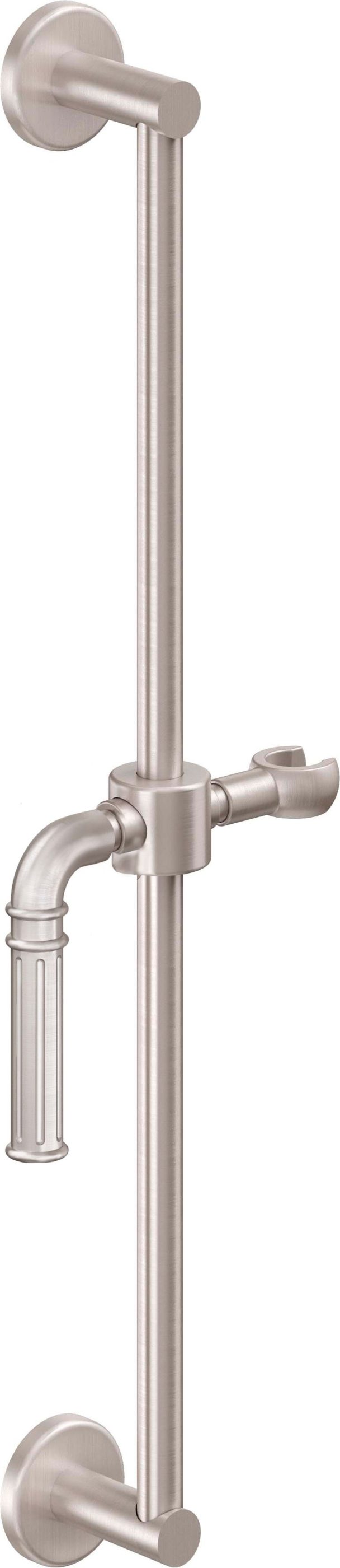 California Faucets - SB-C1-SN - Wall Mounted Slide Bar - Satin Nickel 