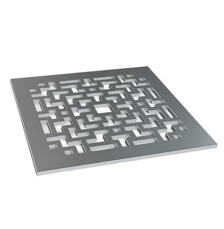 Designer Shower Drain - 5" X 5" Strainer Only