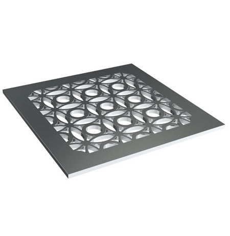 Designer Shower Drain - 5" X 5" Strainer Only