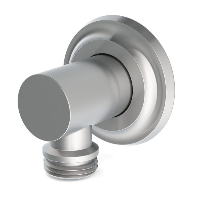 California Faucets - SH-10-45-SN - Decorative Supply Elbow - Concave Base - Satin Nickel 