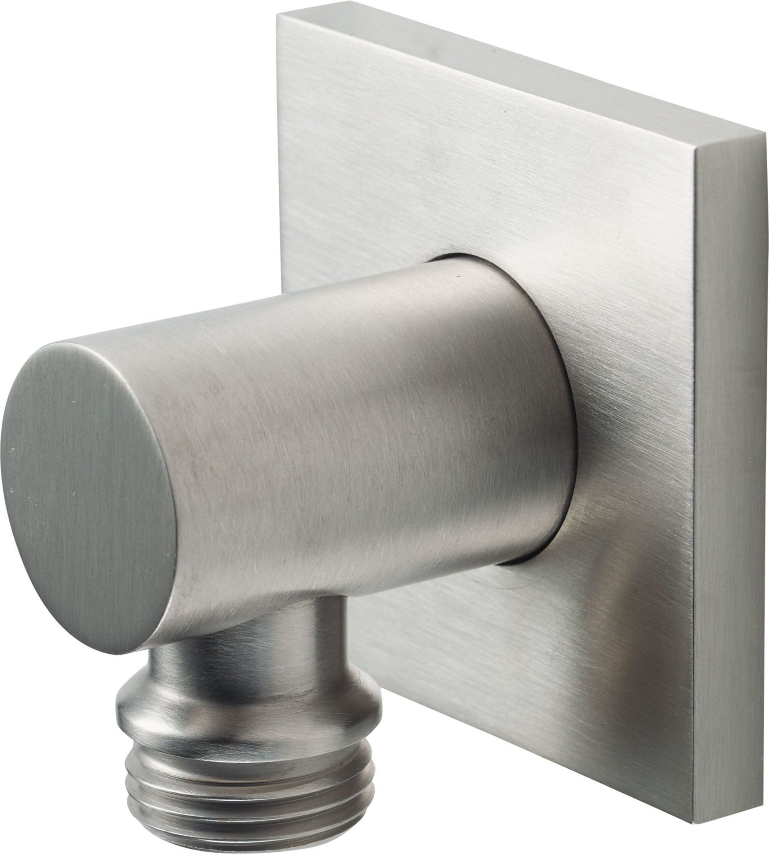 California Faucets - SH-10-77-SN - Decorative Supply Elbow - Square Base - Satin Nickel 