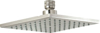 California Faucets - SH-177-6.15-SN - 6" Ultra-Thin Square Showerhead - Satin Nickel 