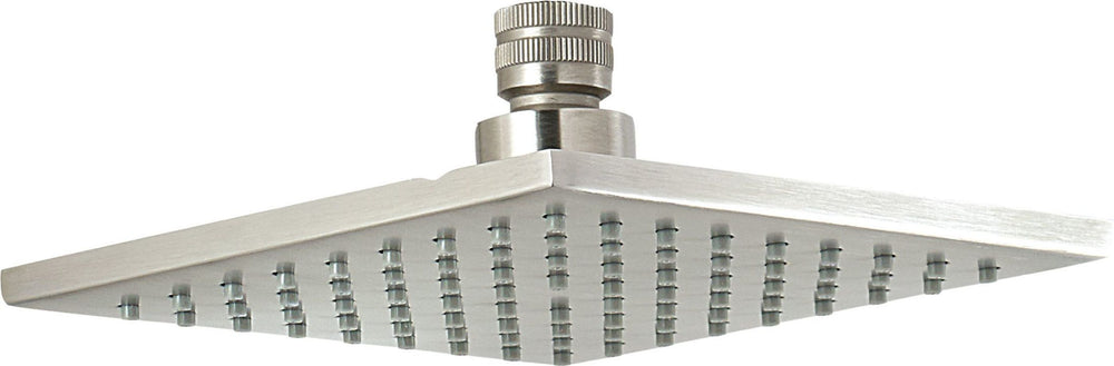 California Faucets - SH-177-6.25-SN - 6" Ultra-Thin Square Showerhead - Satin Nickel 