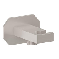 California Faucets - SH-25-C2-SN -  Supply Elbow with Handshower Holder - Octagon Base - Satin Nickel  - Doheny