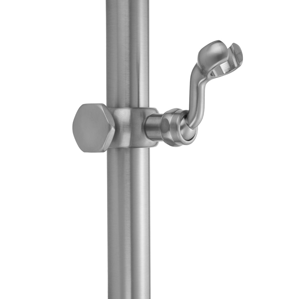 Hex Grab Bar Fork Handshower Slider in Multiple Finishes