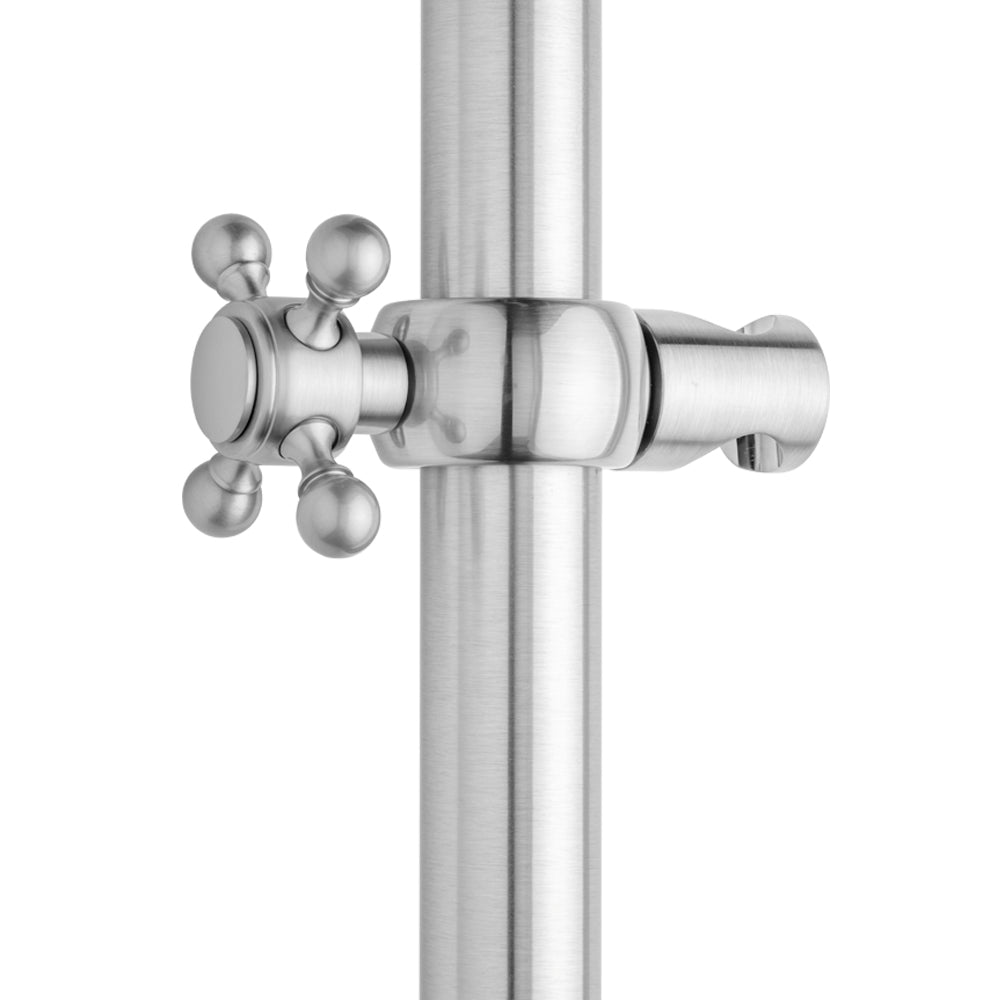 Ball Cross Grab Bar Handshower Slider in Multiple Finishes