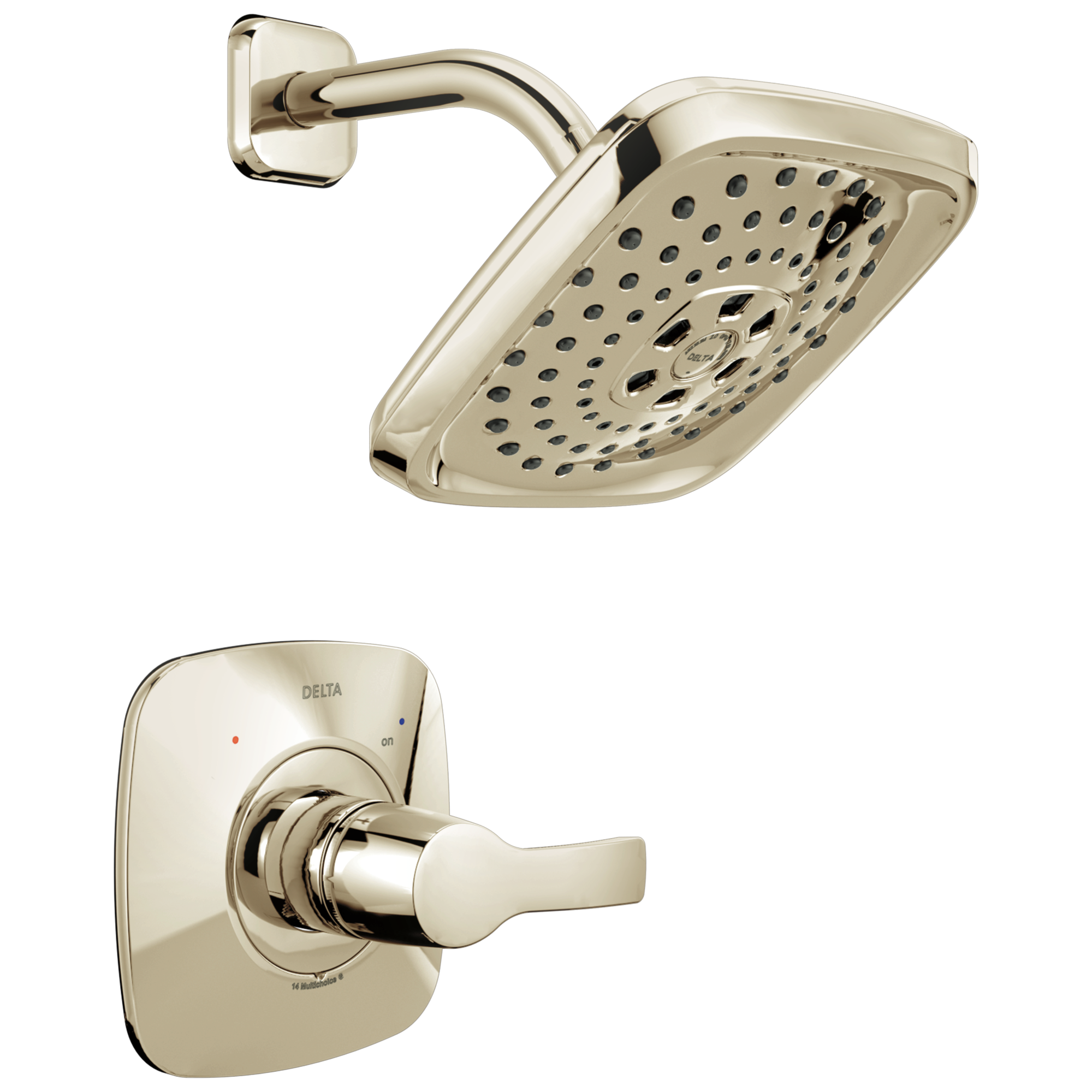 Delta Tesla®: Monitor® 14 Series H<sub>2</sub>Okinetic® Shower Trim