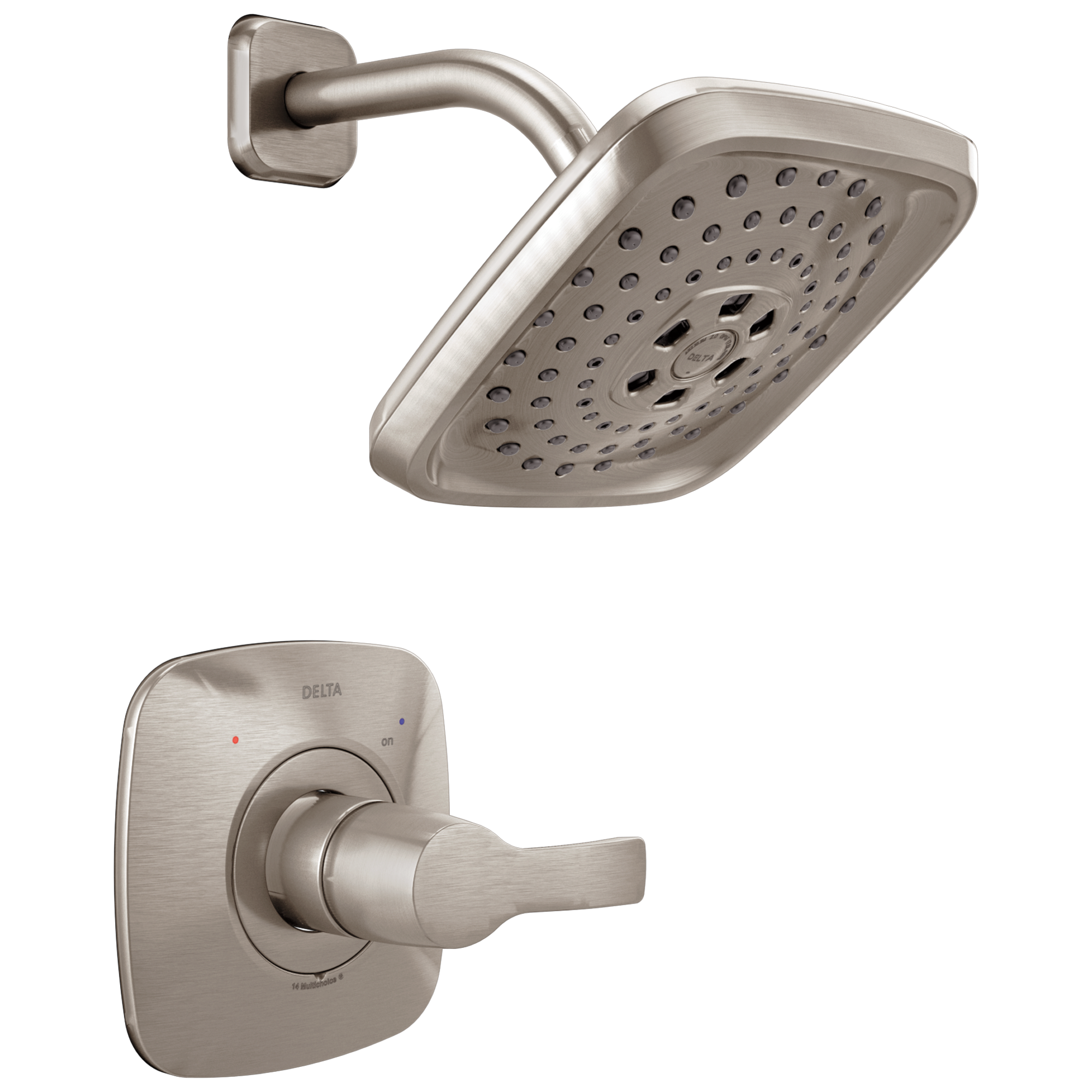 Delta Tesla®: Monitor® 14 Series H<sub>2</sub>Okinetic® Shower Trim