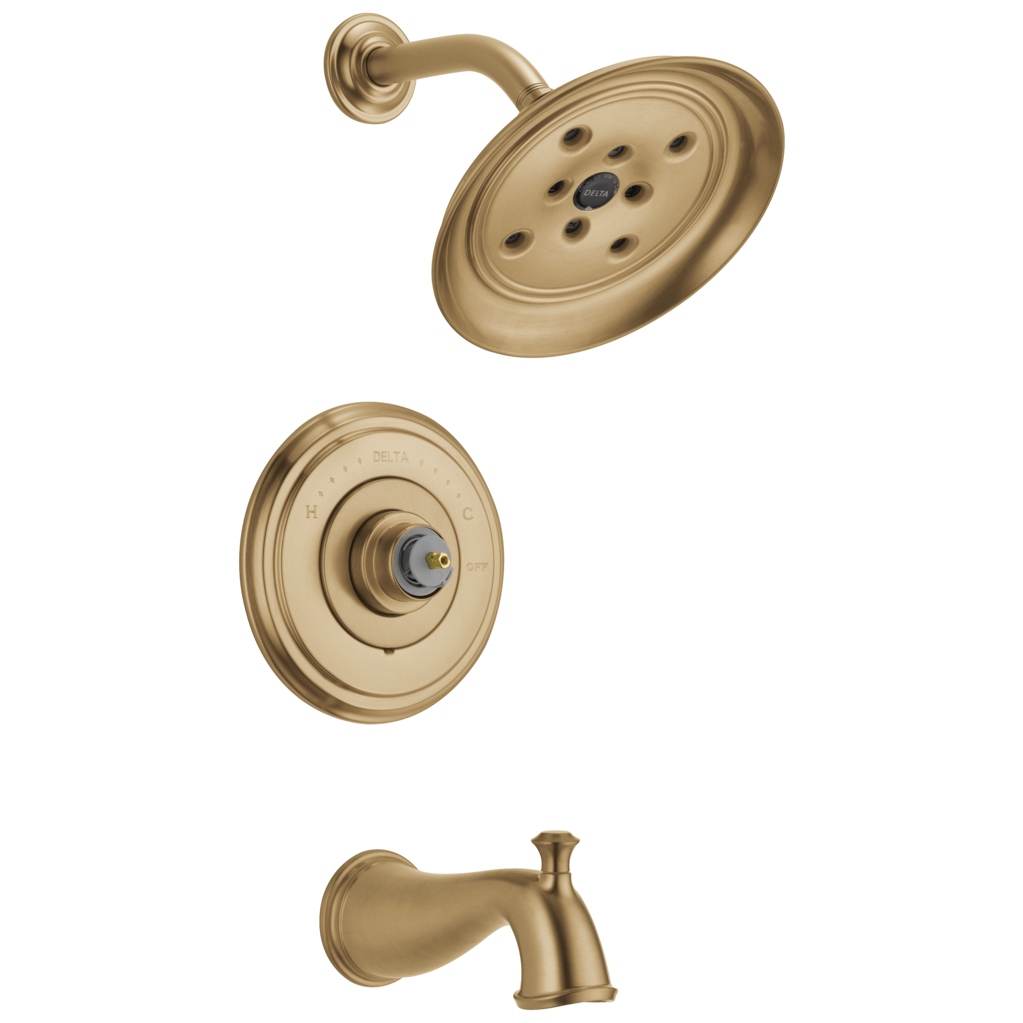 Delta Cassidy™: Monitor® 14 Series H<sub>2</sub>Okinetic® Tub & Shower Trim - Less Handle
