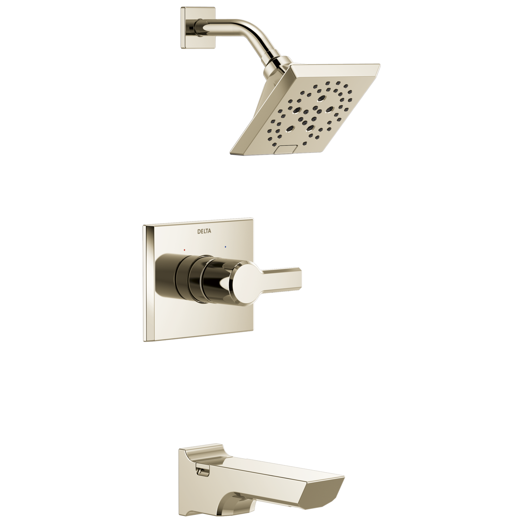 Delta Pivotal™: Monitor® 14 Series H<sub>2</sub>Okinetic® Tub and Shower Trim