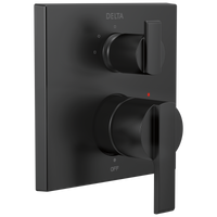 Delta Ara®: Angular Modern Monitor® 14 Series Valve Trim with 3-Setting Integrated Diverter - Maison&Co.