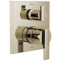 Delta Ara®: Angular Modern Monitor® 14 Series Valve Trim with 3-Setting Integrated Diverter - Maison&Co.