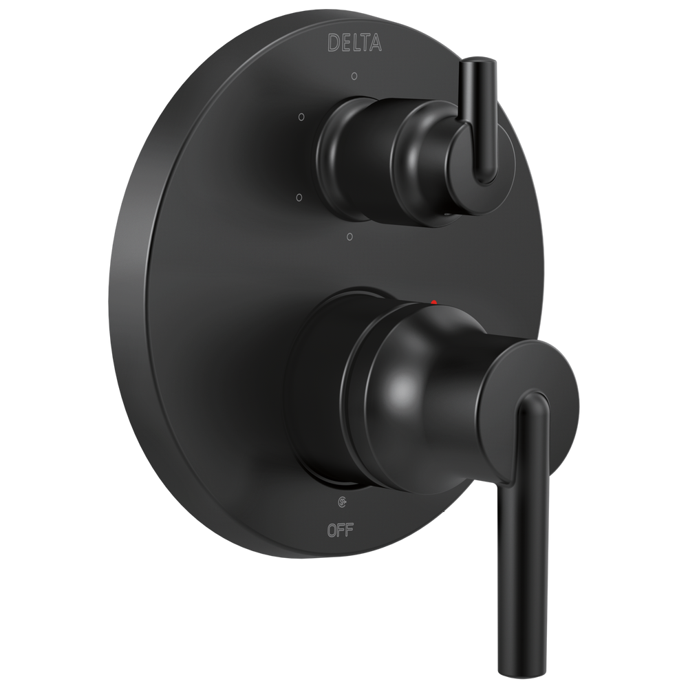 Delta Trinsic®: Contemporary Monitor® 14 Series Valve Trim with 6-Setting Integrated Diverter