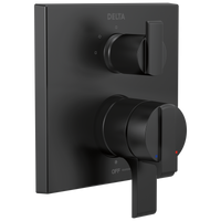 Delta Ara®: Angular Modern Monitor® 17 Series Valve Trim with 3-Setting Integrated Diverter - Maison&Co.