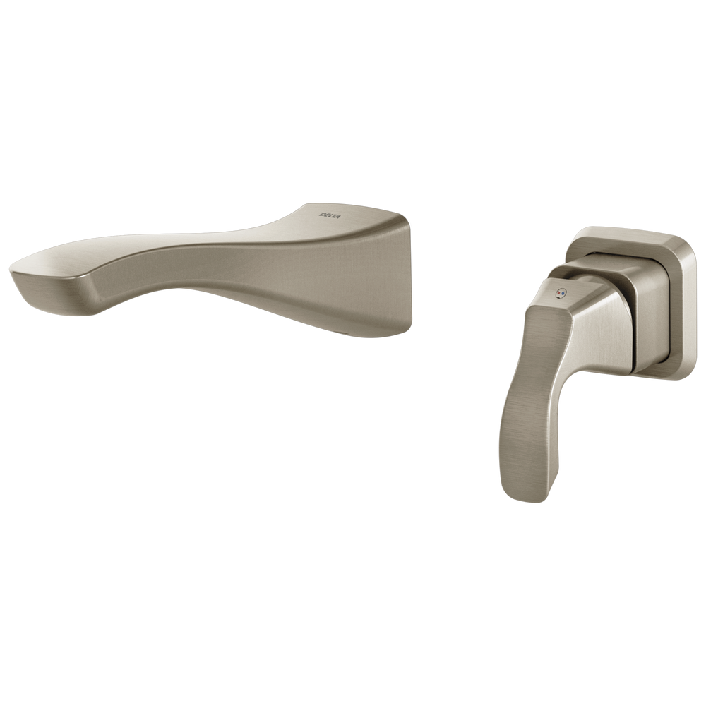 Delta Tesla®: Single Handle Wall Mount Bathroom Faucet Trim