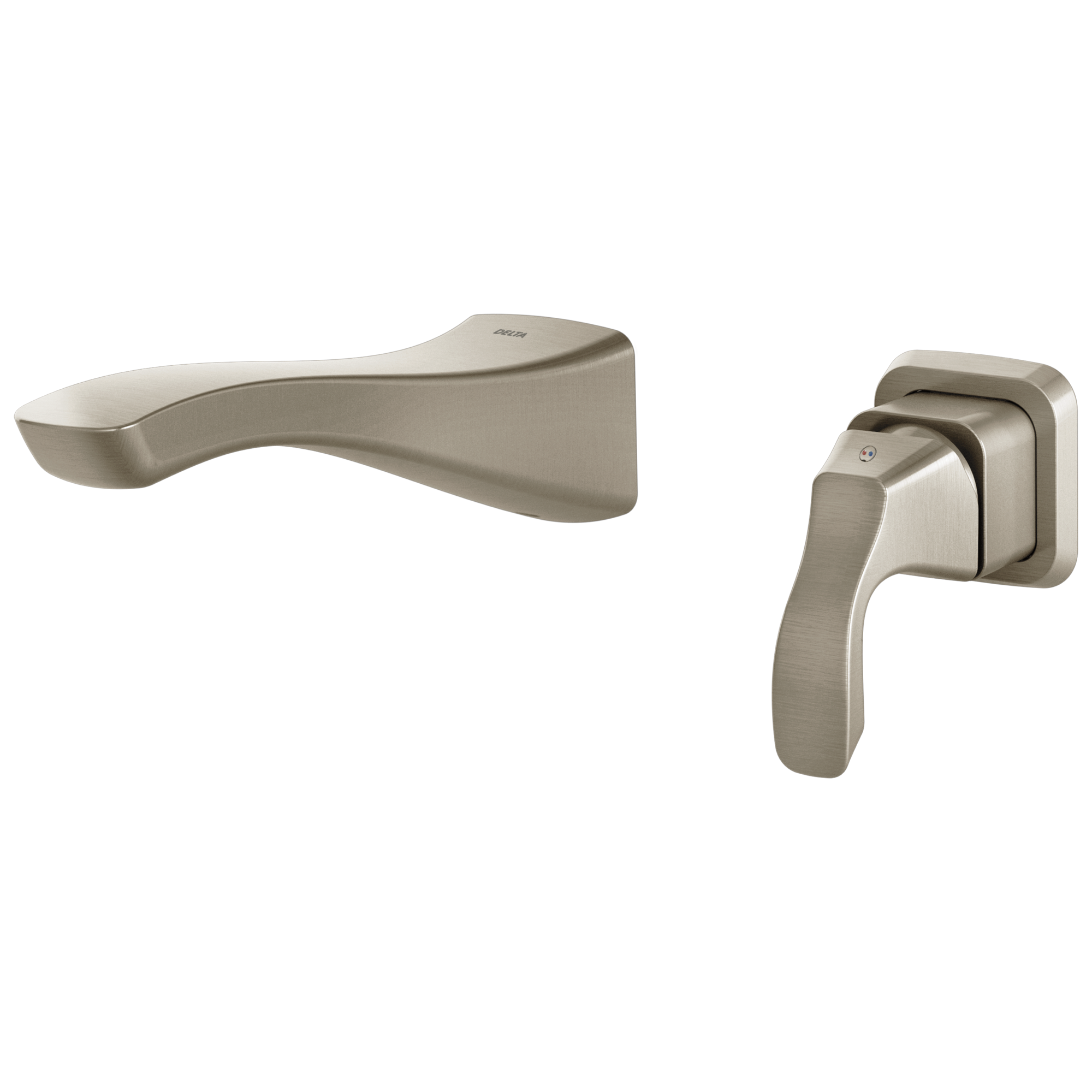 Delta Tesla®: Single Handle Wall Mount Bathroom Faucet Trim