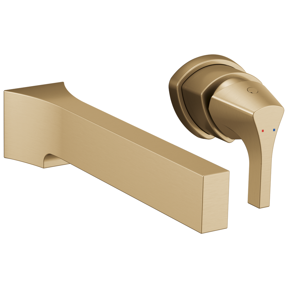Delta Zura®: Single Handle Wall Mount Bathroom Faucet Trim