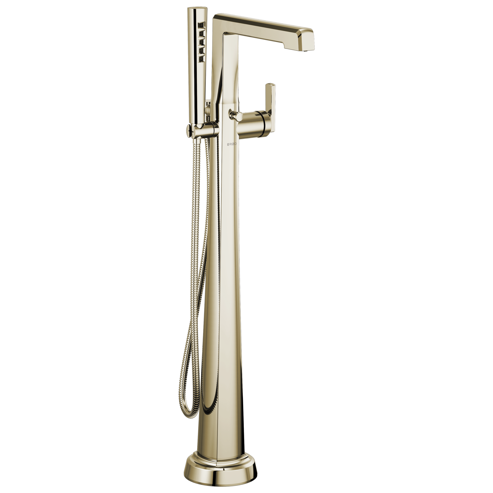 Brizo Levoir™: Single-Handle Floor Mount Tub Filler