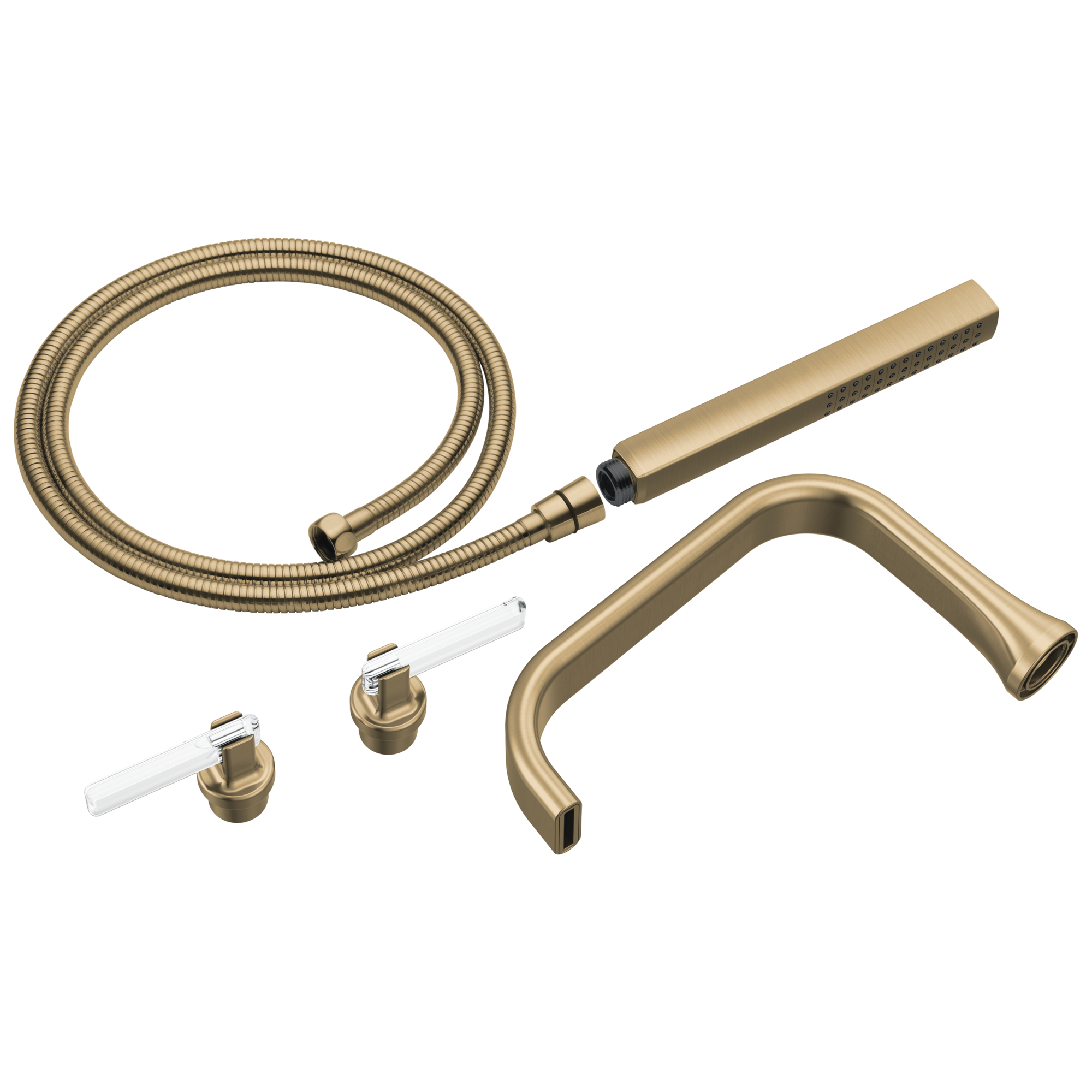 Brizo Allaria™: Two-Handle Tub Filler Trim Kit with Lever Handles