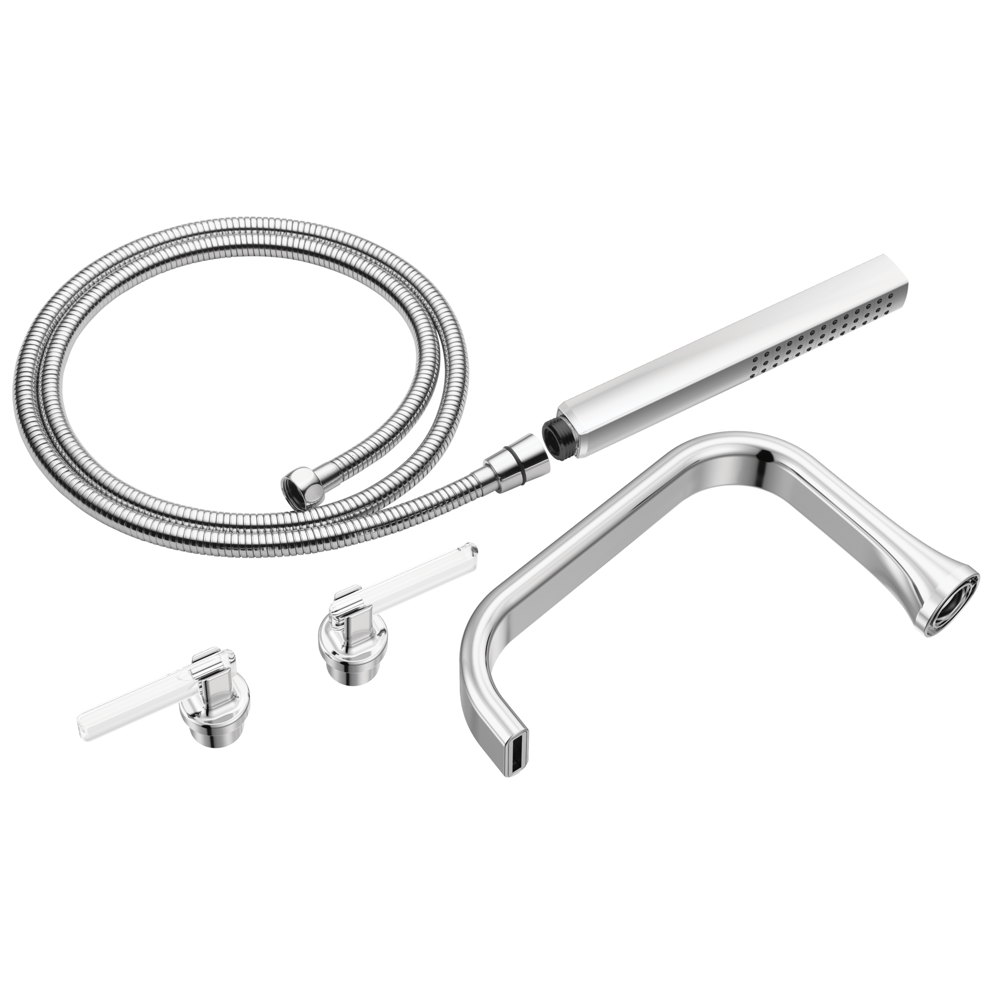 Brizo Allaria™: Two-Handle Tub Filler Trim Kit with Lever Handles