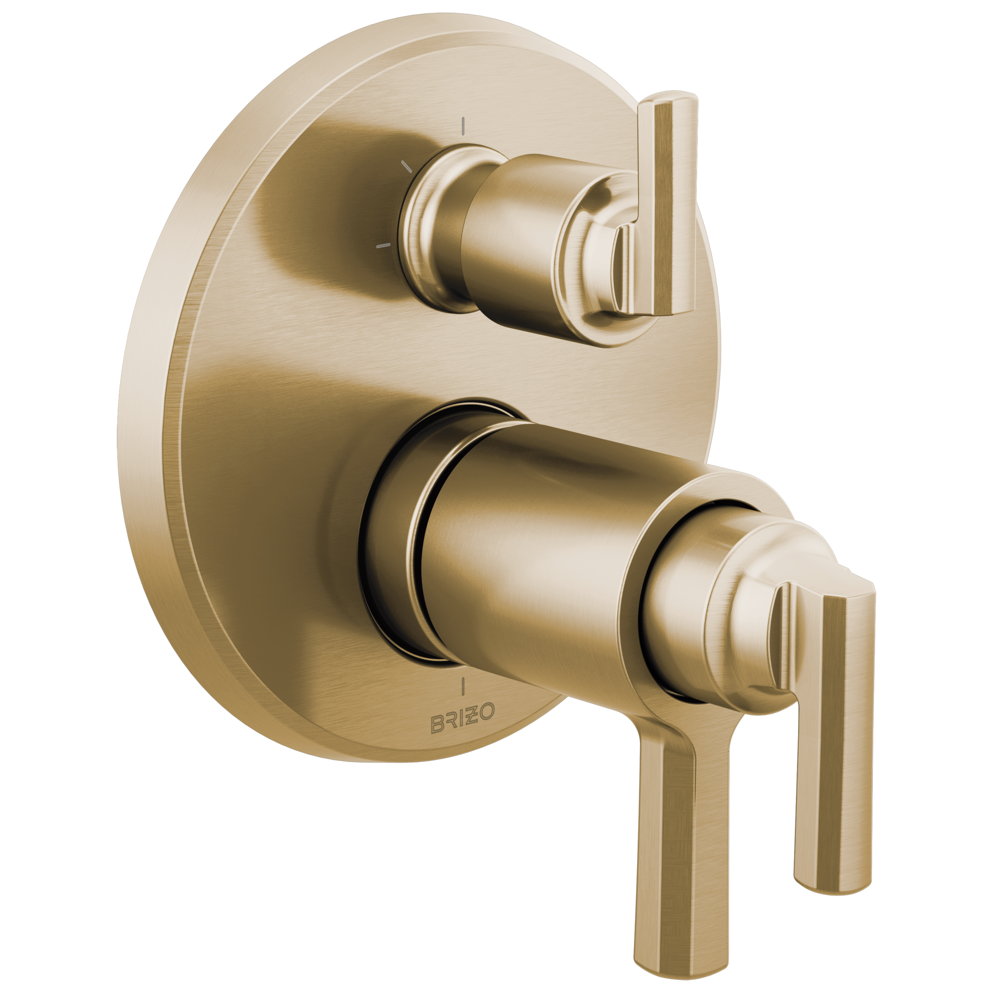 Brizo Levoir™: Tempassure® Thermostatic Valve With Integrated 3-Function Diverter Trim