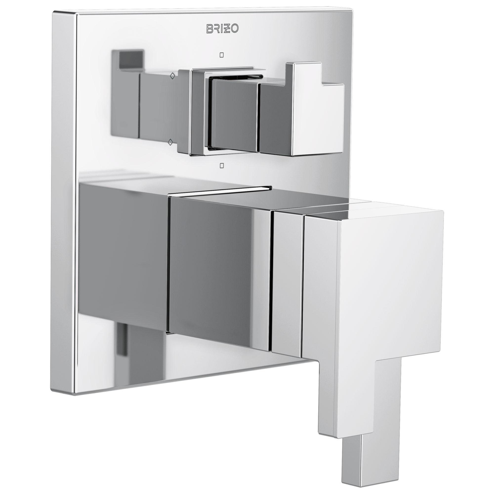 Brizo Siderna®: TempAssure Thermostatic Valve with Integrated 6-Function Diverter Trim