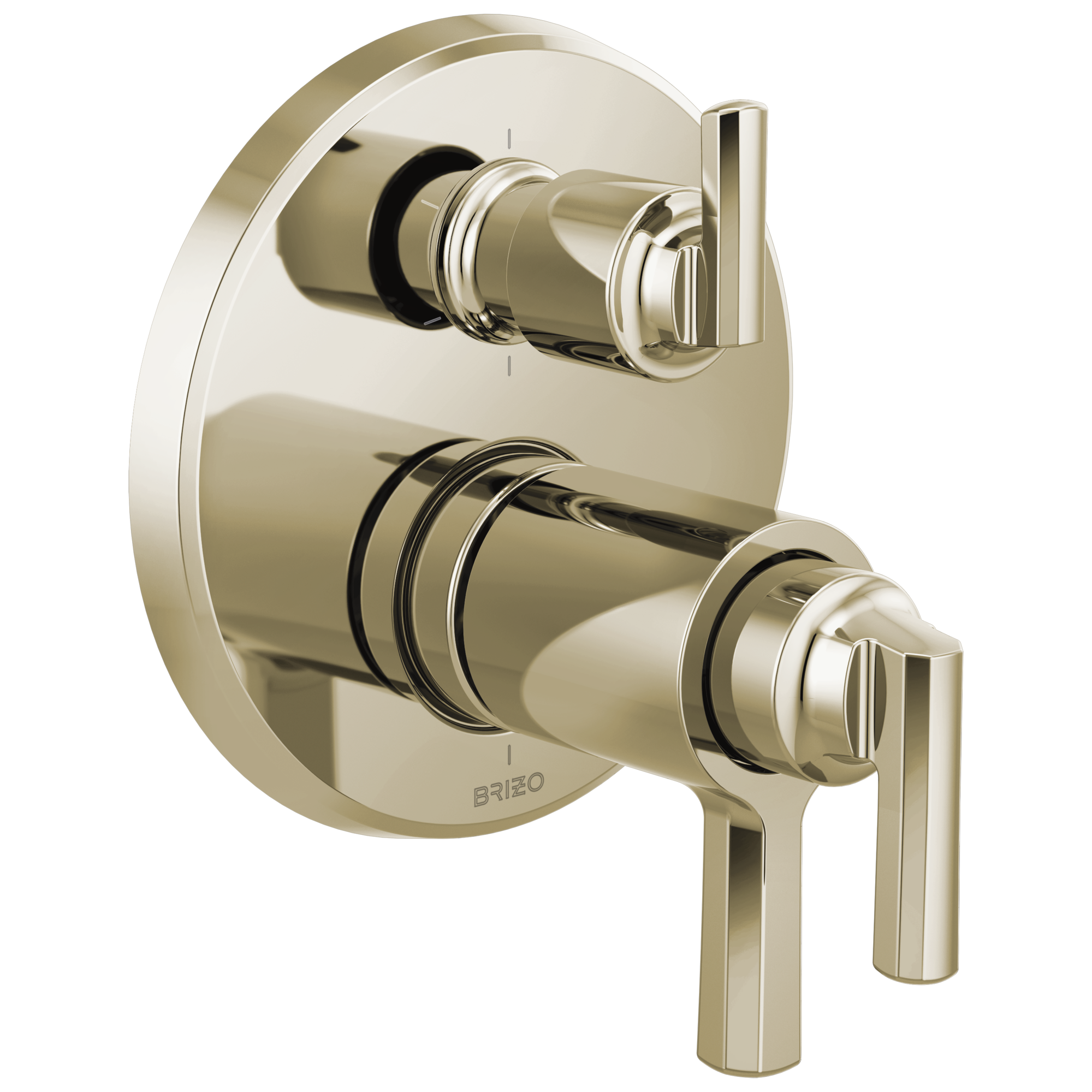 Brizo Levoir™: Tempassure® Thermostatic Valve With Integrated 6-Function Diverter Trim