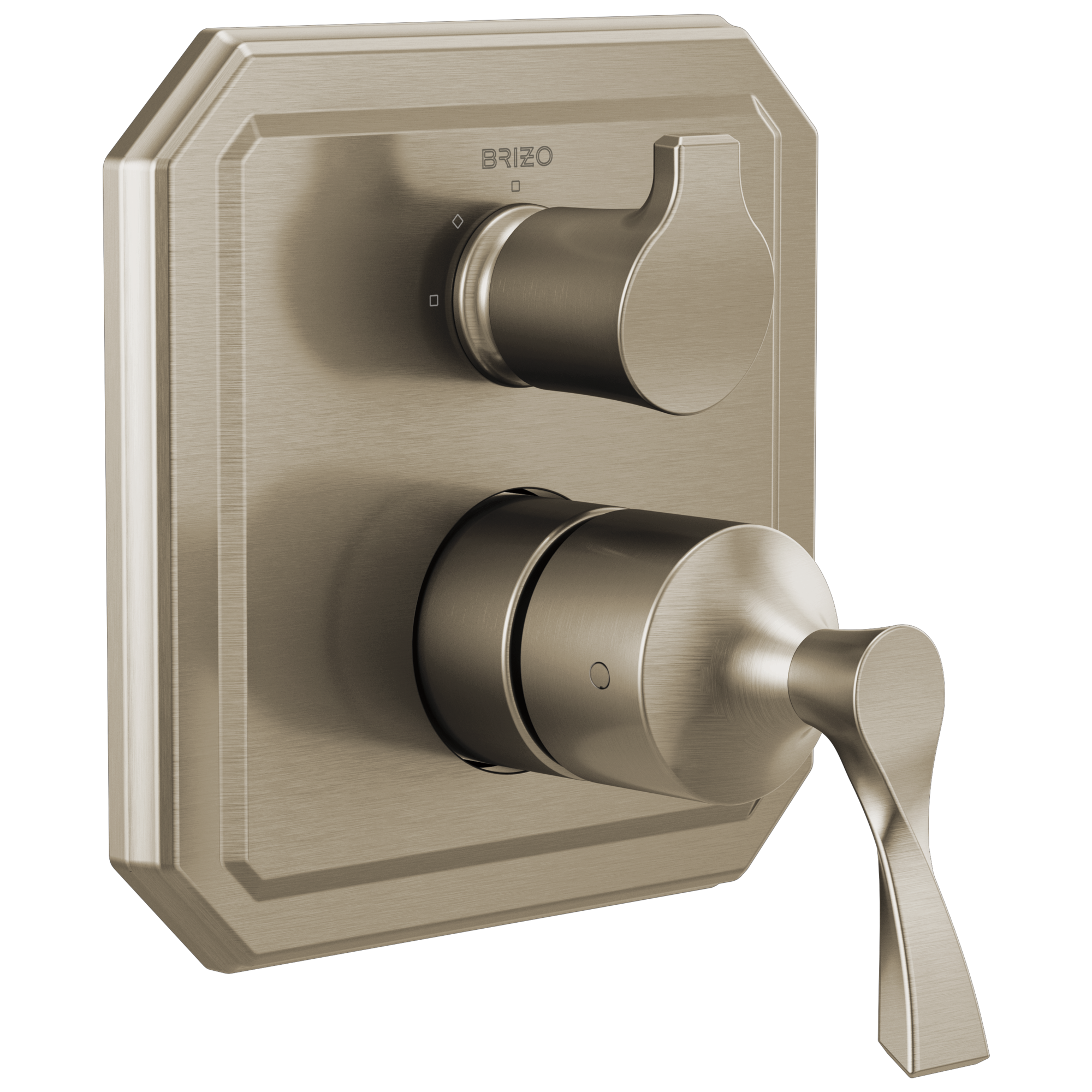 Brizo Virage®: Pressure Balance Valve with Integrated 3-Function Diverter Trim