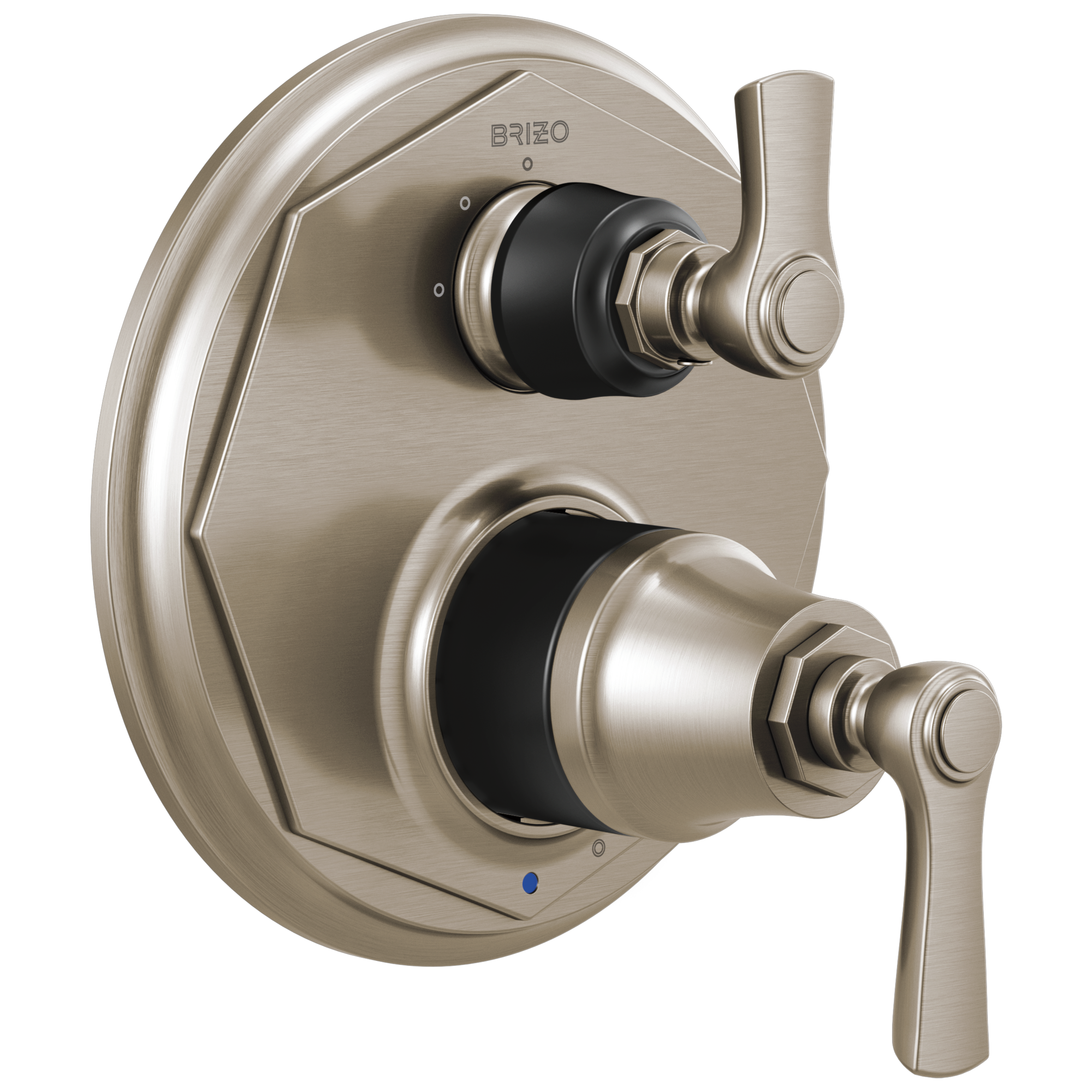 Brizo Rook®: Pressure Balance Valve with Integrated 3-Function Diverter Trim