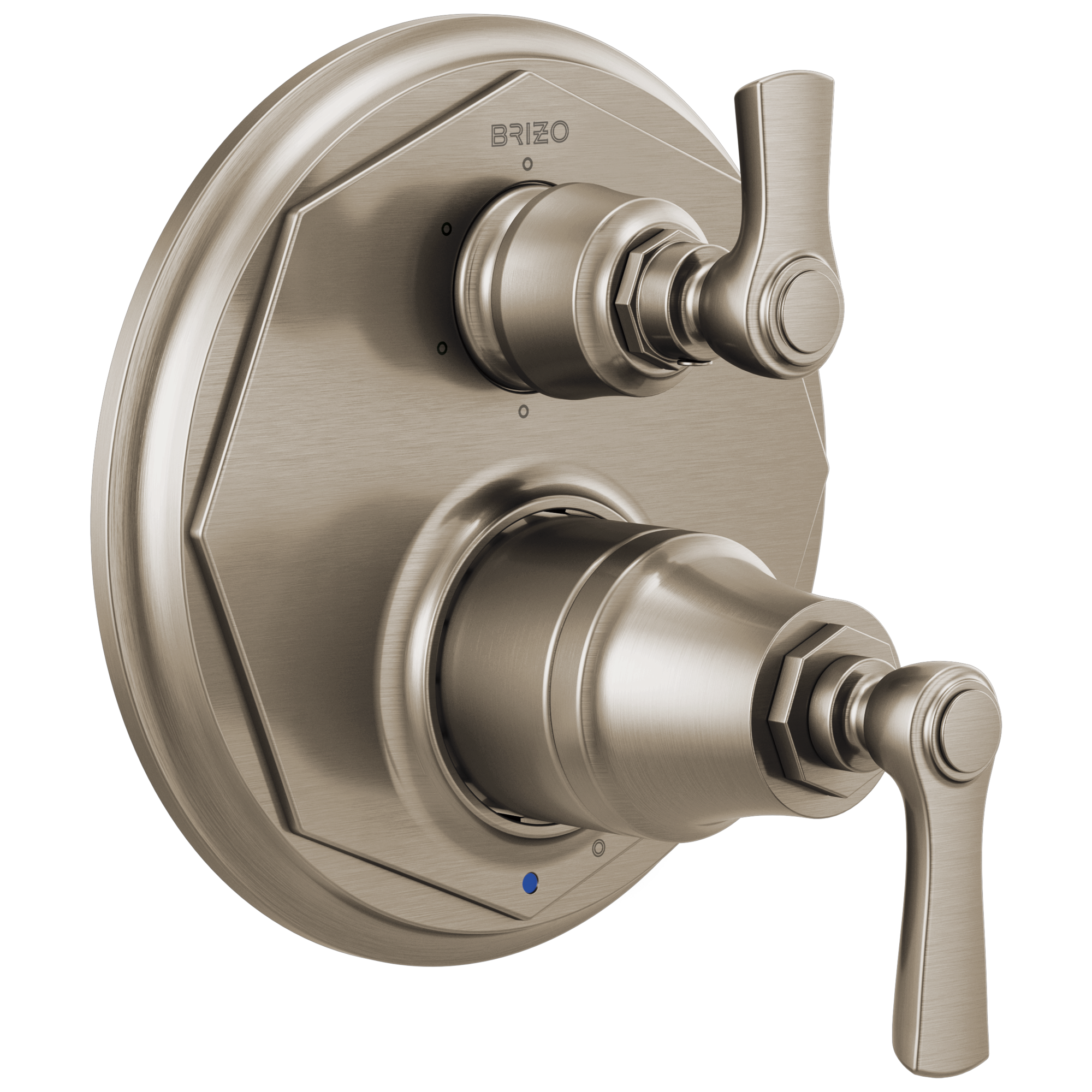 Brizo Rook®: Pressure Balance Valve with Integrated 6-Function Diverter Trim