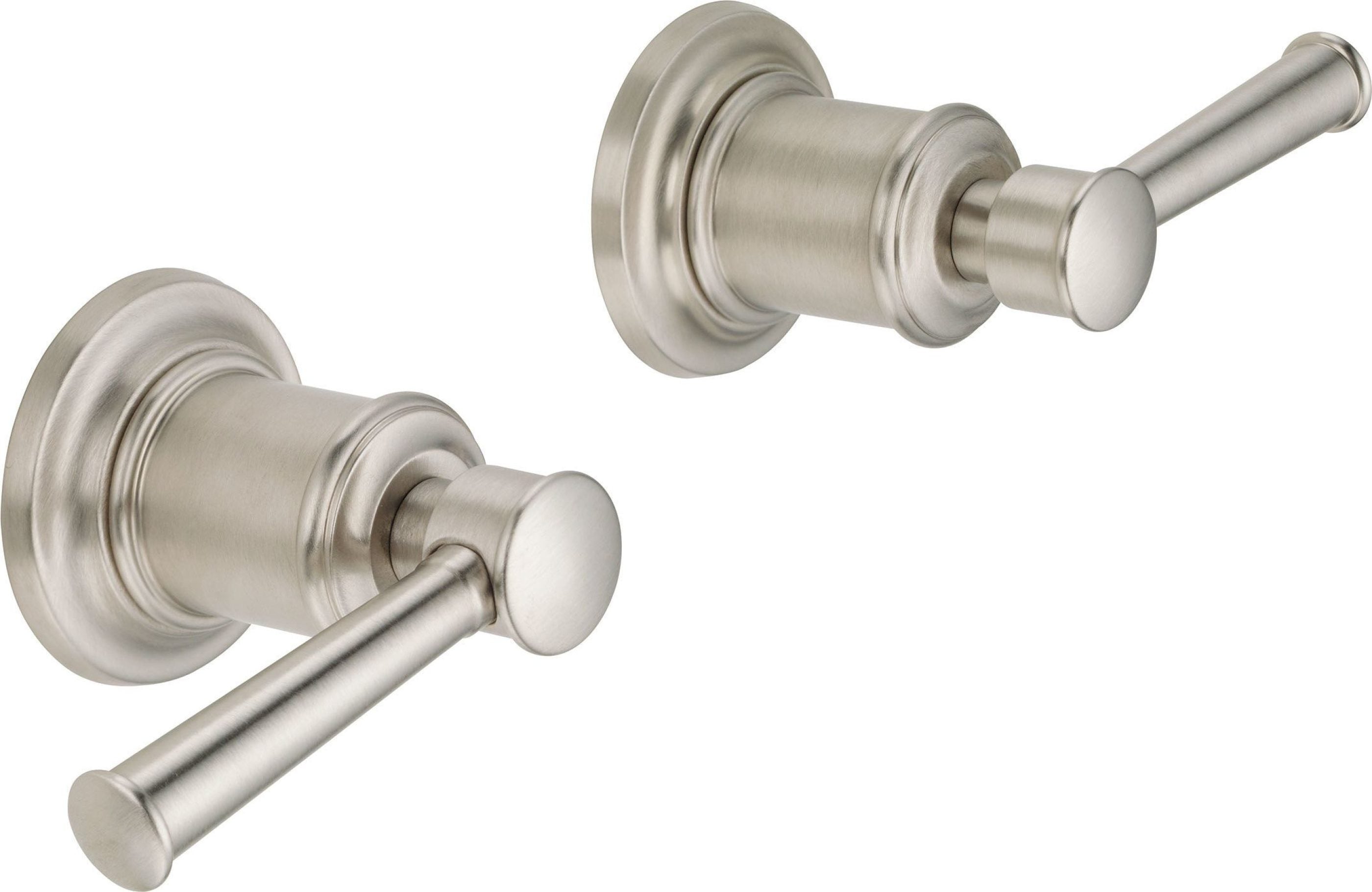 California Faucets - TO-4806L-SN - 2 Handle Tub or Shower Trim Only - Satin Nickel  - Miramar