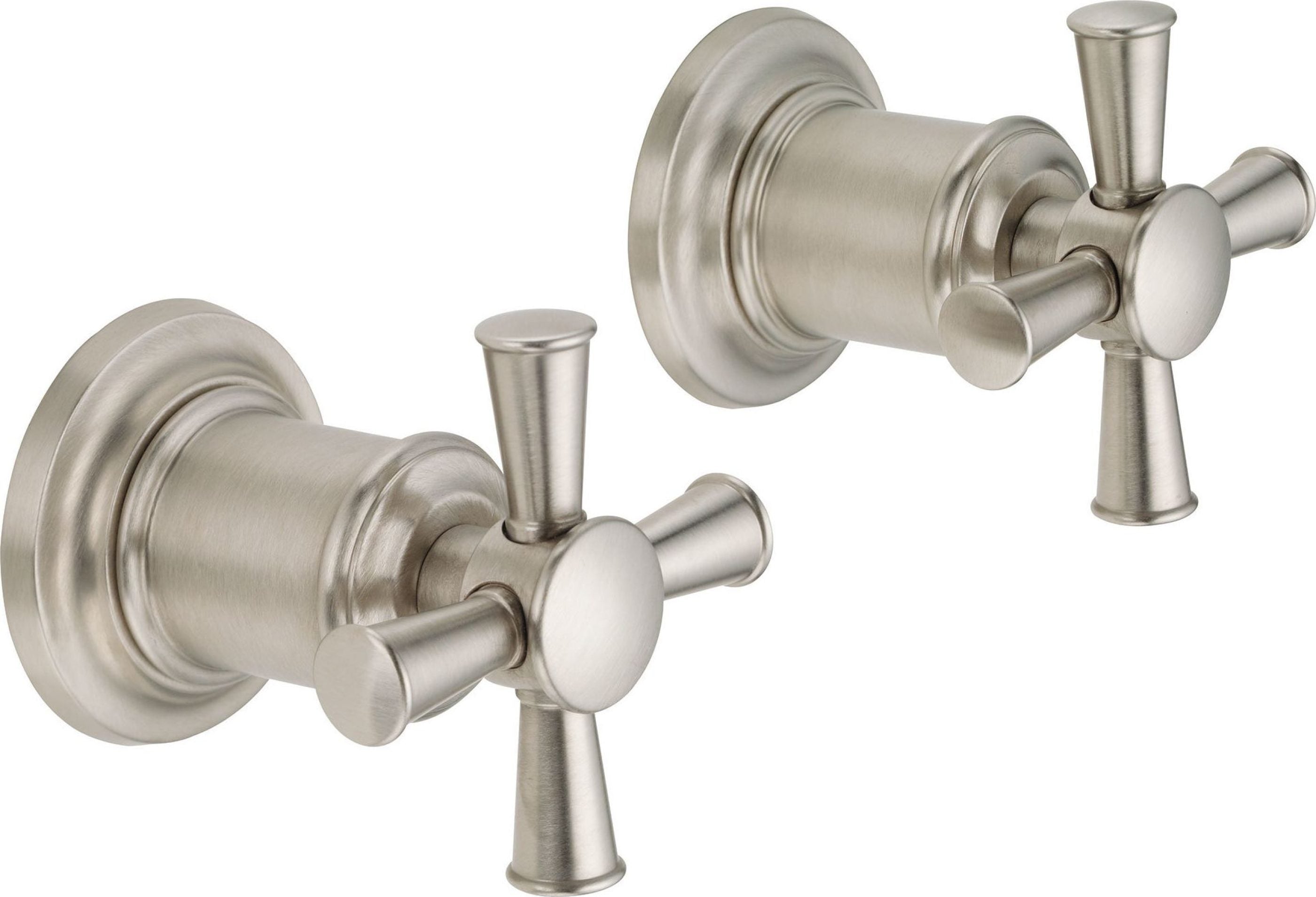 California Faucets - TO-4806XL-SN - 2 Handle Tub or Shower Trim Only - Satin Nickel  - Miramar