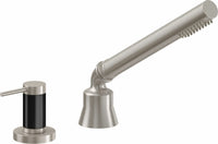 California Faucets - 52F.62.20-SN - Complete Handshower & Diverter for Roman Tub - Satin Nickel  - D Street