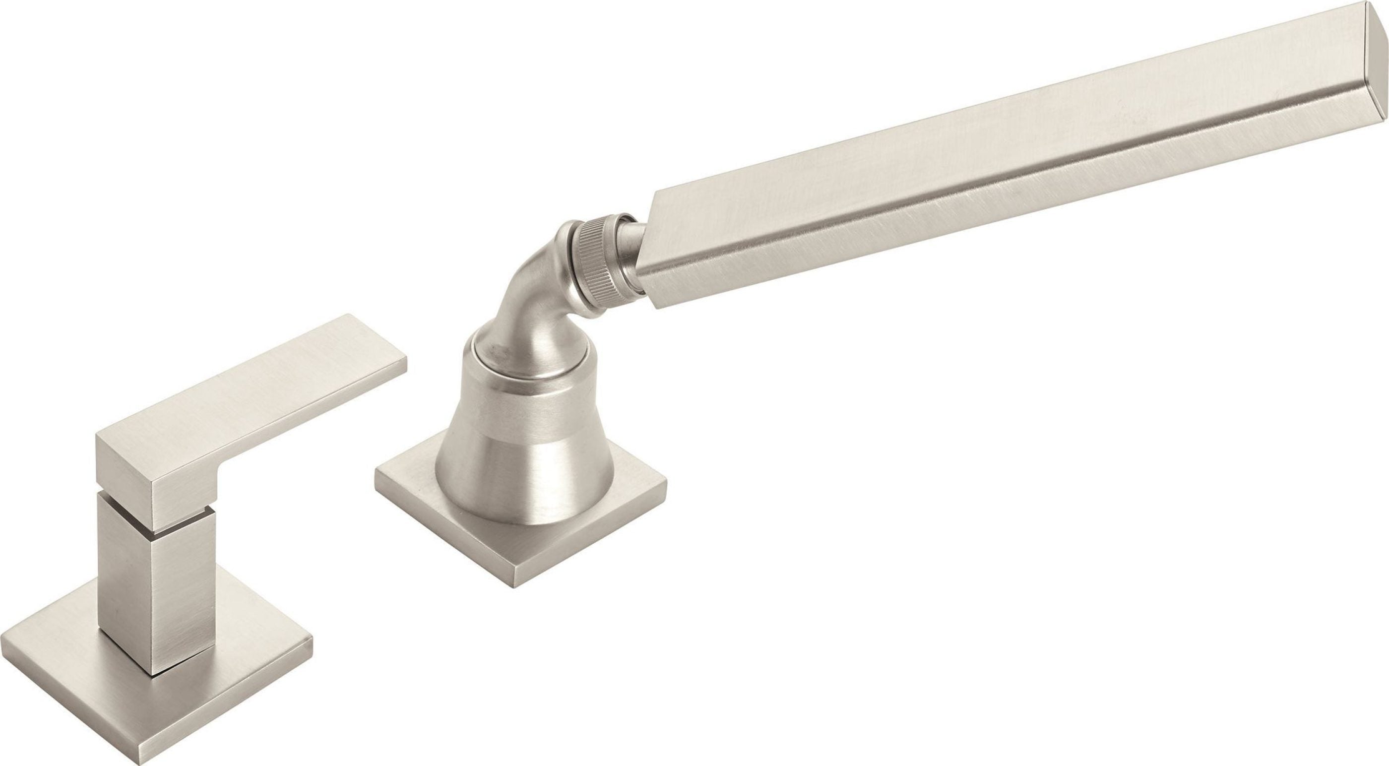 California Faucets - 77.72.18-SN - Complete Handshower & Diverter for Roman Tub - Satin Nickel  - Morro Bay