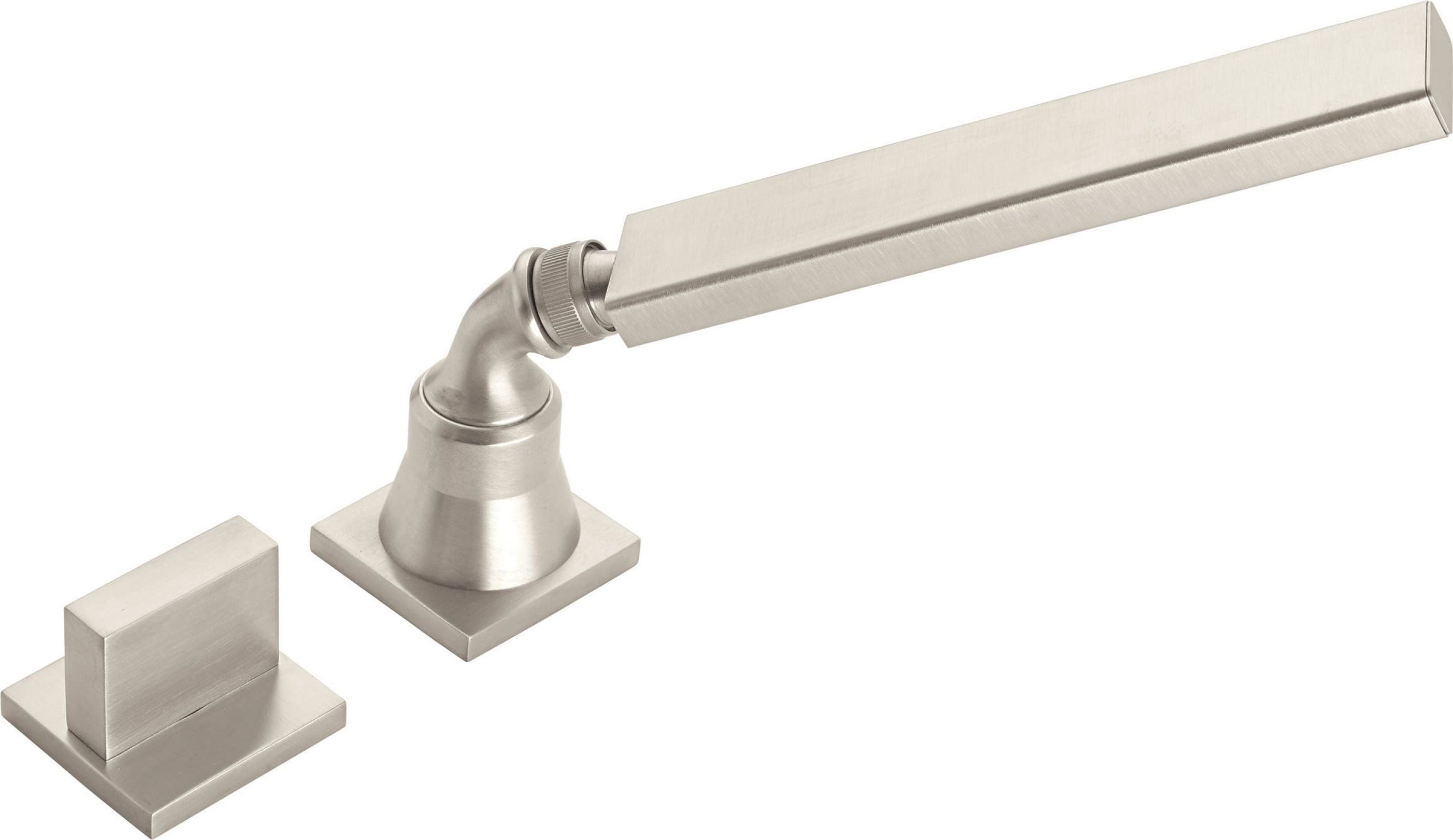 California Faucets - 77R.72.18-SN - Complete Handshower & Diverter for Roman Tub - Satin Nickel  - Morro Bay