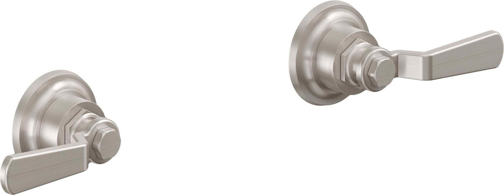 California Faucets - TO-8006L-SN - 2 Handle Tub or Shower Trim Only - Satin Nickel  - Descanso Works