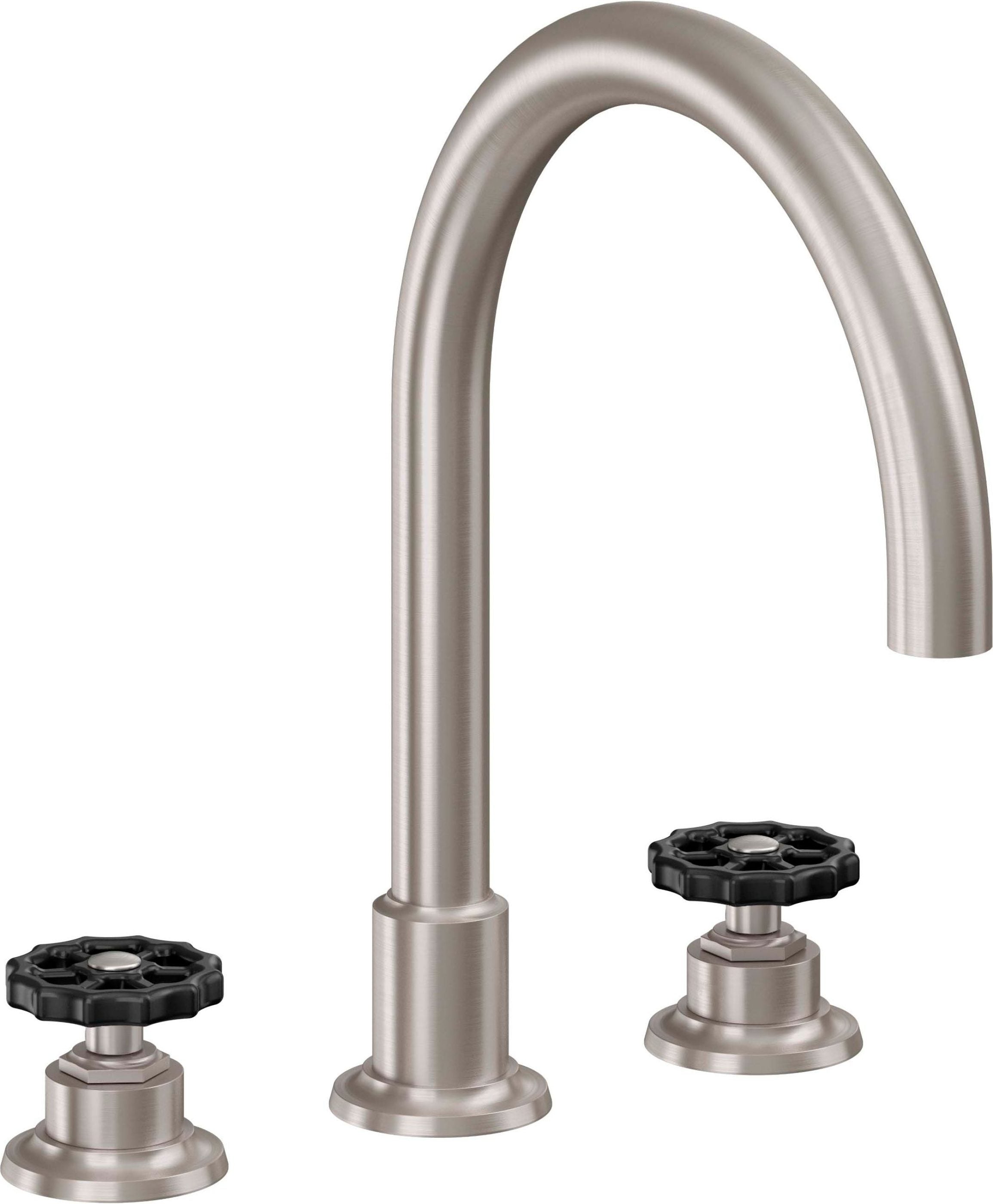 California Faucets - 8108WB-SN - Complete Roman Tub Set - Satin Nickel  - Descanso Works