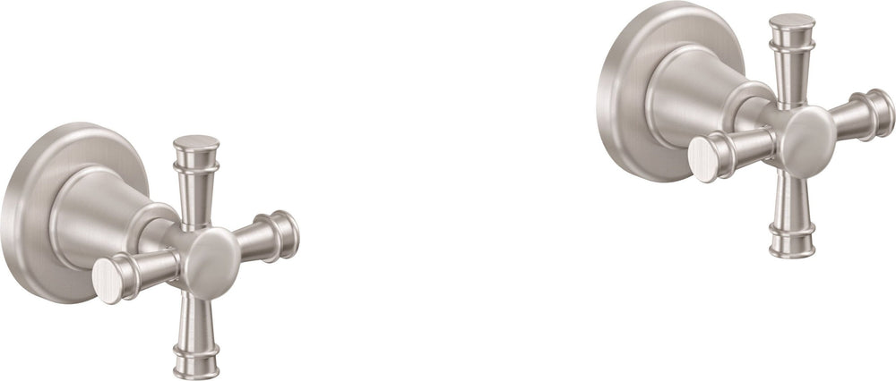 California Faucets - TO-C106XSL-SN - 2 Handle Tub or Shower Trim Only - Satin Nickel  - Trousdale