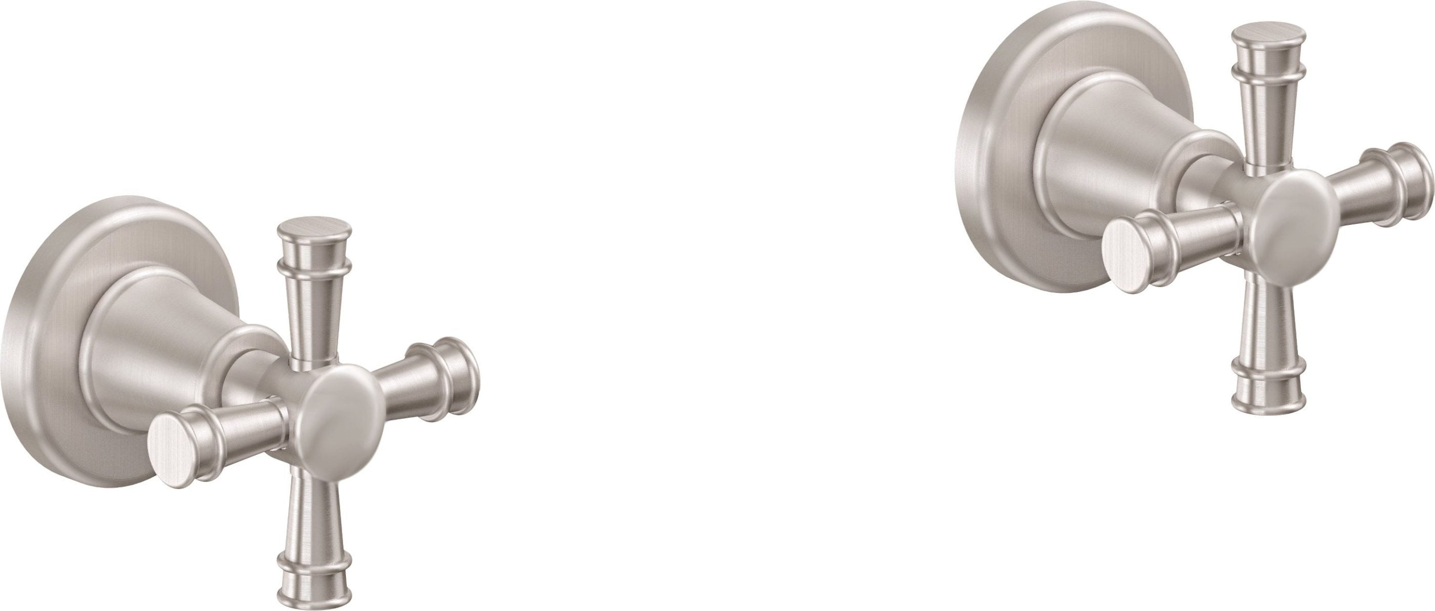 California Faucets - TO-C106XSL-SN - 2 Handle Tub or Shower Trim Only - Satin Nickel  - Trousdale