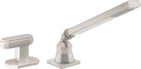 California Faucets - C2.72.20-SN - Complete Handshower & Diverter for Roman Tub - Satin Nickel  - Doheny