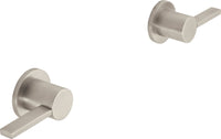 California Faucets - TO-E306L-SN - 2 Handle Tub or Shower Trim Only - Satin Nickel  - Bel Canto