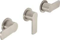 California Faucets - TO-E403L-SN - 3 Handle Tub and Shower Trim Only - Satin Nickel  - Arpeggio