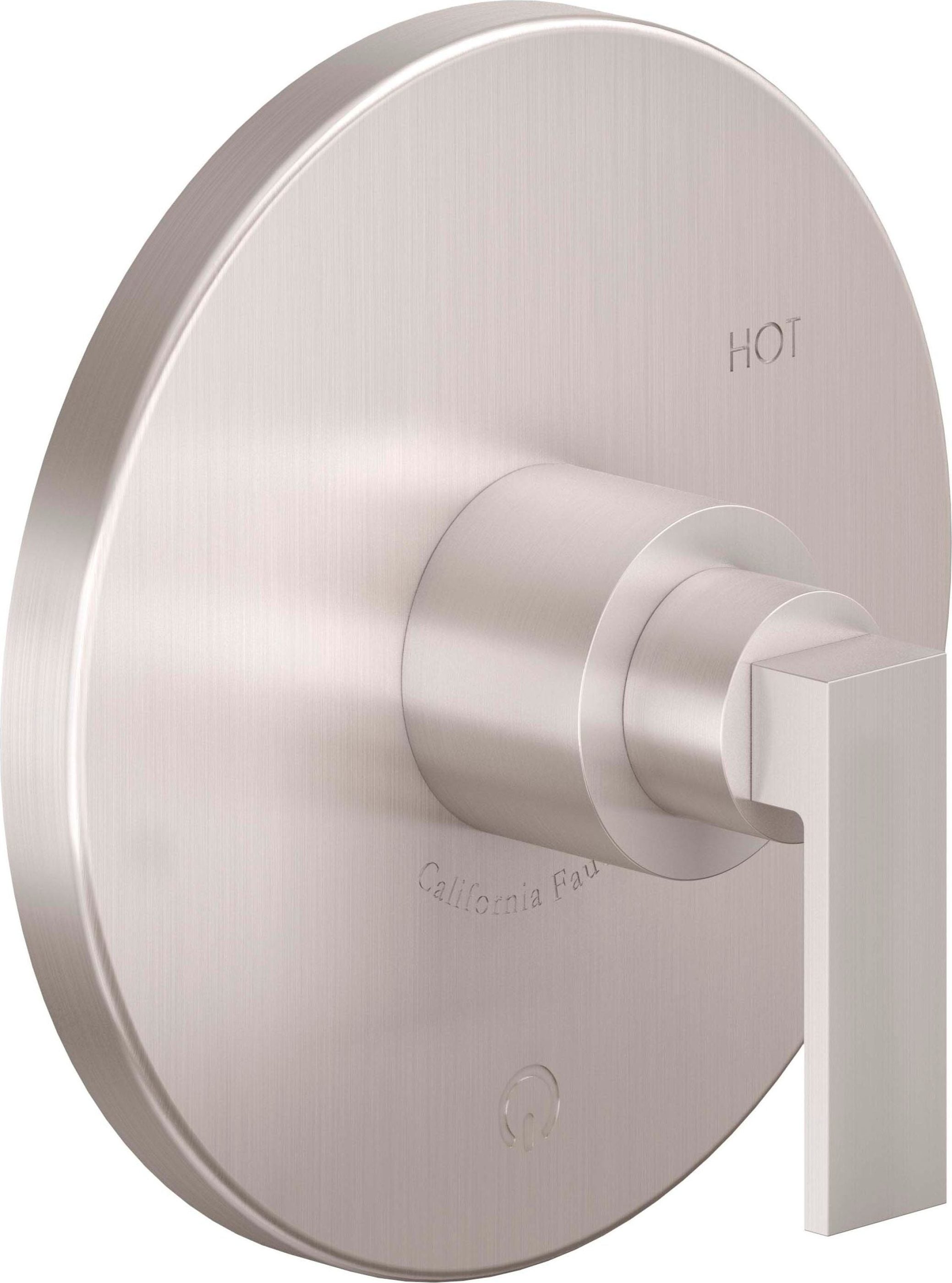 California Faucets - TO-PBL-77-SN - Pressure Balance Trim Only - Satin Nickel  - Morro Bay