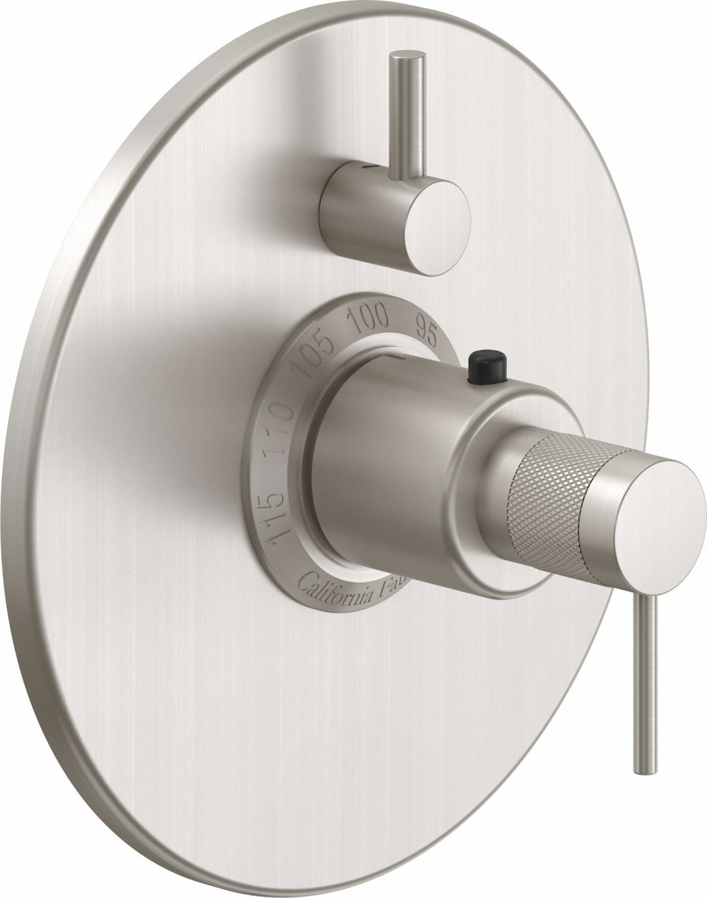 California Faucets - TO-TH1L-52K-SN - StyleTherm® Trim Only with Single Volume Control  - Satin Nickel  - D Street